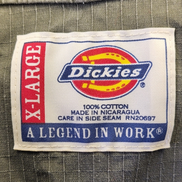 Dickies Pete the Paper Guy Work Shirt size XLarge International Paper - Picture 5 of 7
